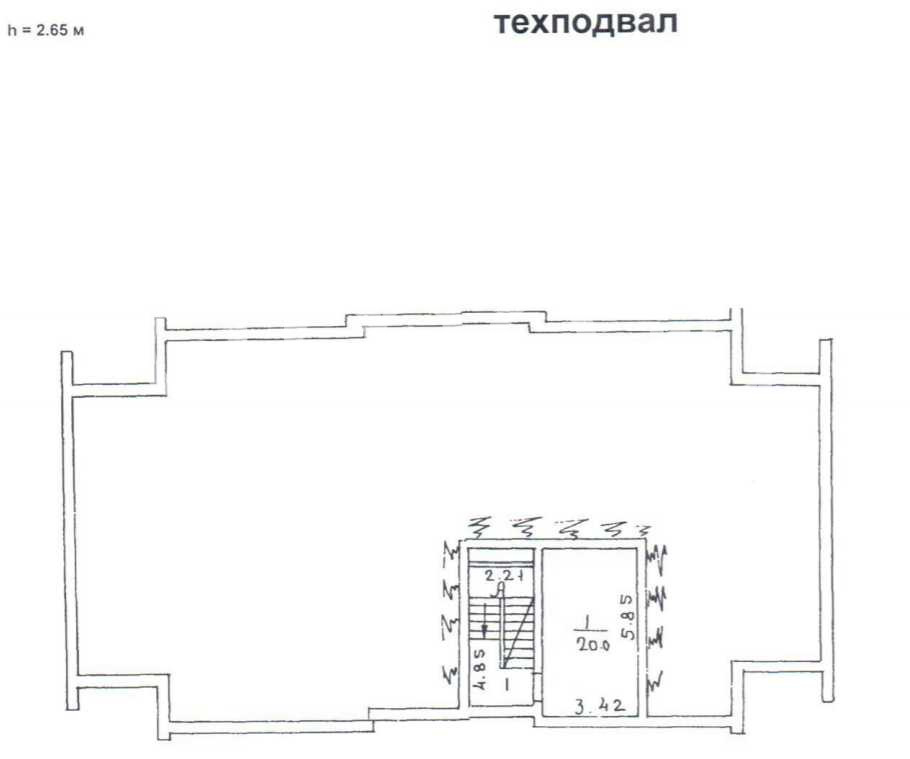 Планировка офиса 951.5 м², 1 этаж, ОСЗ «г Москва, Вернадского пр-т, 125А»